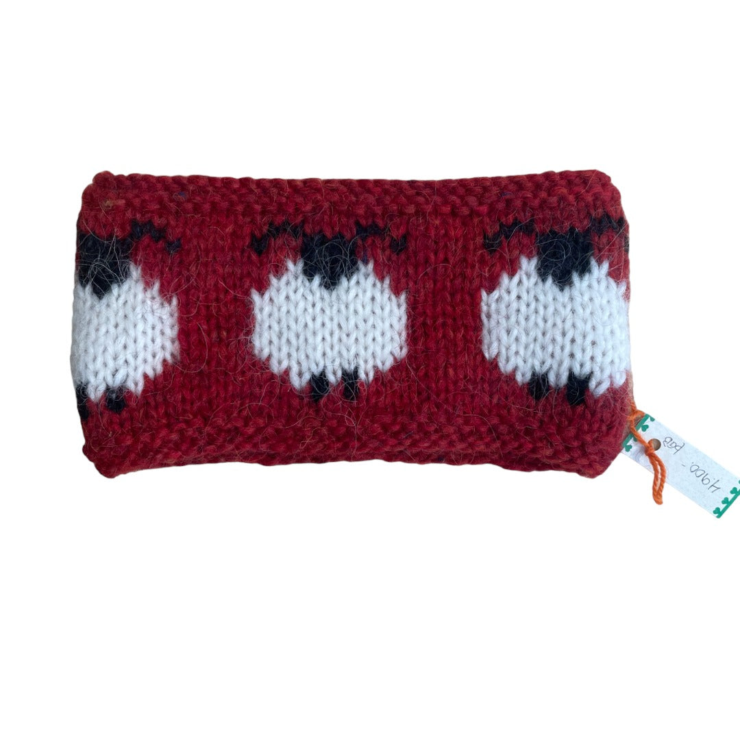 Woolen head band by Þóra Ben with animals Woolen head band by Þóra Ben with animals